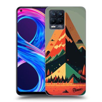 Picasee husă neagră din silicon pentru Realme 8 Pro - Oregon