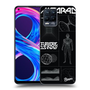 Picasee husă transparentă din silicon pentru Realme 8 Pro - BLACK BODY