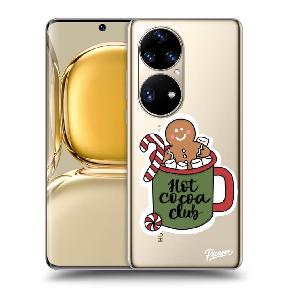 Picasee husă transparentă din silicon pentru Huawei P50 - Hot Cocoa Club