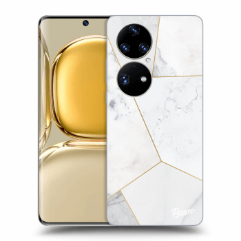 Husă pentru Huawei P50 - White tile