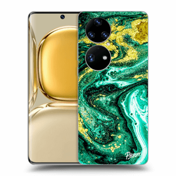 Husă pentru Huawei P50 - Green Gold
