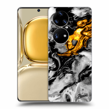 Husă pentru Huawei P50 - Black Gold 2
