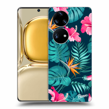 Husă pentru Huawei P50 - Pink Monstera