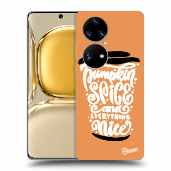 Husă pentru Huawei P50 - Pumpkin coffee