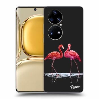 Husă pentru Huawei P50 - Flamingos couple