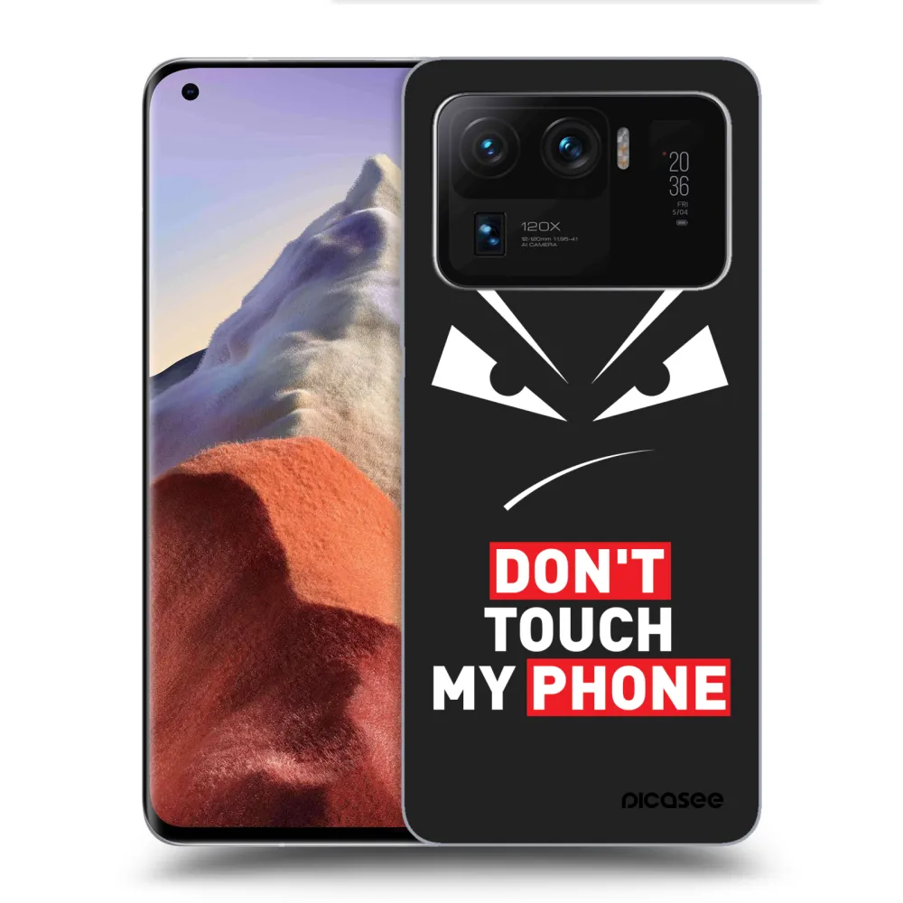 Picasee husă neagră din silicon pentru Xiaomi Mi 11 Ultra - Evil Eye - Transparent