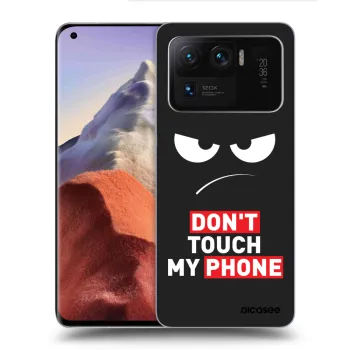Picasee husă neagră din silicon pentru Xiaomi Mi 11 Ultra - Angry Eyes - Transparent