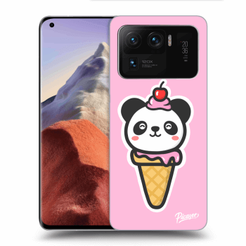 Picasee husă neagră din silicon pentru Xiaomi Mi 11 Ultra - Ice Cream Panda