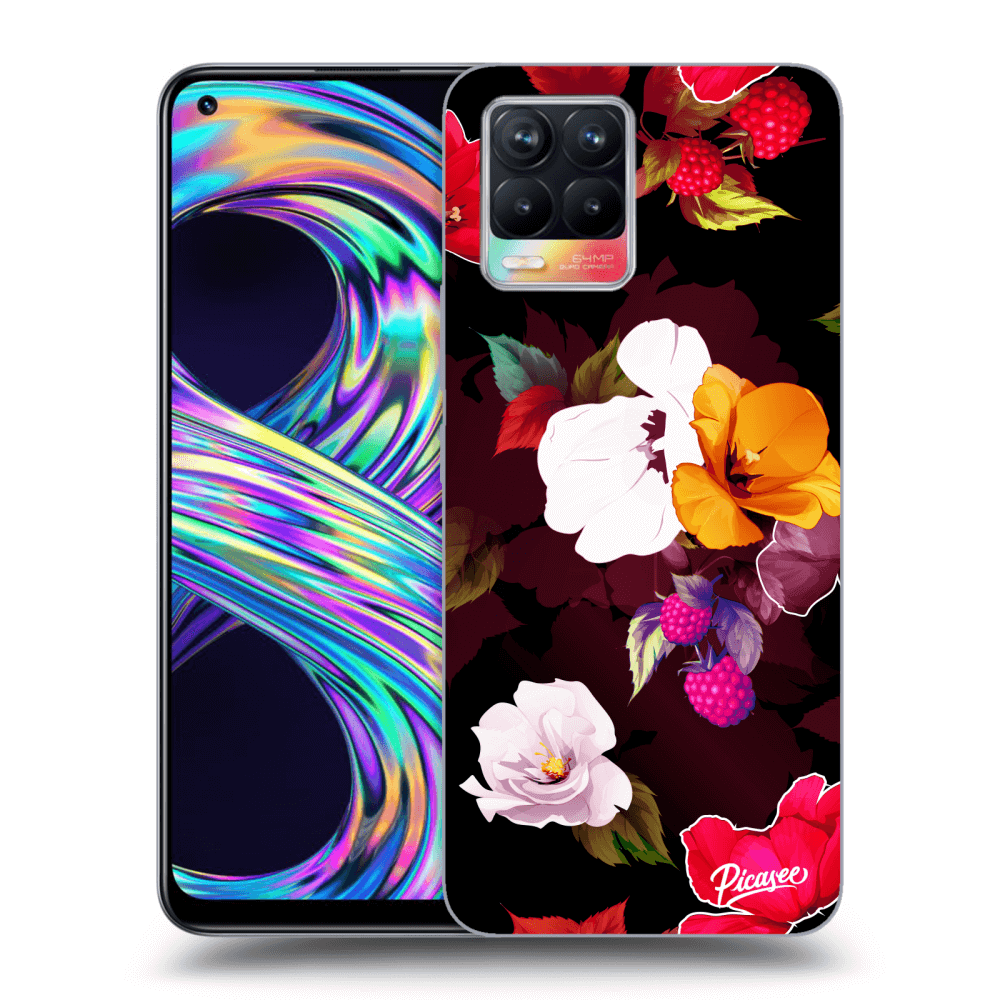 Picasee ULTIMATE CASE pentru Realme 8 4G - Flowers and Berries