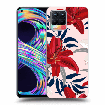 Picasee ULTIMATE CASE pentru Realme 8 4G - Red Lily