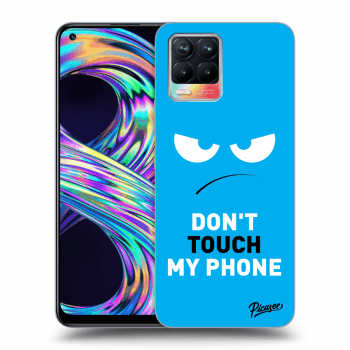 Picasee ULTIMATE CASE pentru Realme 8 4G - Angry Eyes - Blue