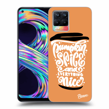 Husă pentru Realme 8 4G - Pumpkin coffee