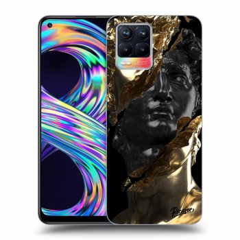 Husă pentru Realme 8 4G - Gold - Black