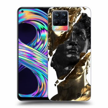 Husă pentru Realme 8 4G - Gold - Black