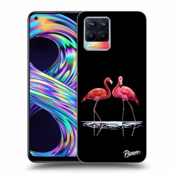 Husă pentru Realme 8 4G - Flamingos couple