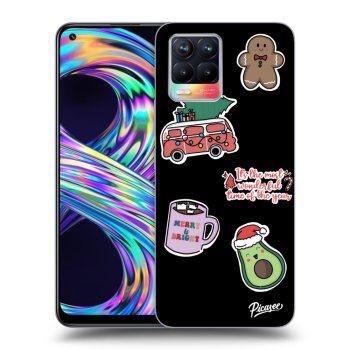Husă pentru Realme 8 4G - Christmas Stickers