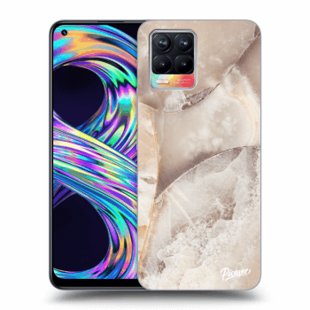 Husă pentru Realme 8 4G - Cream marble