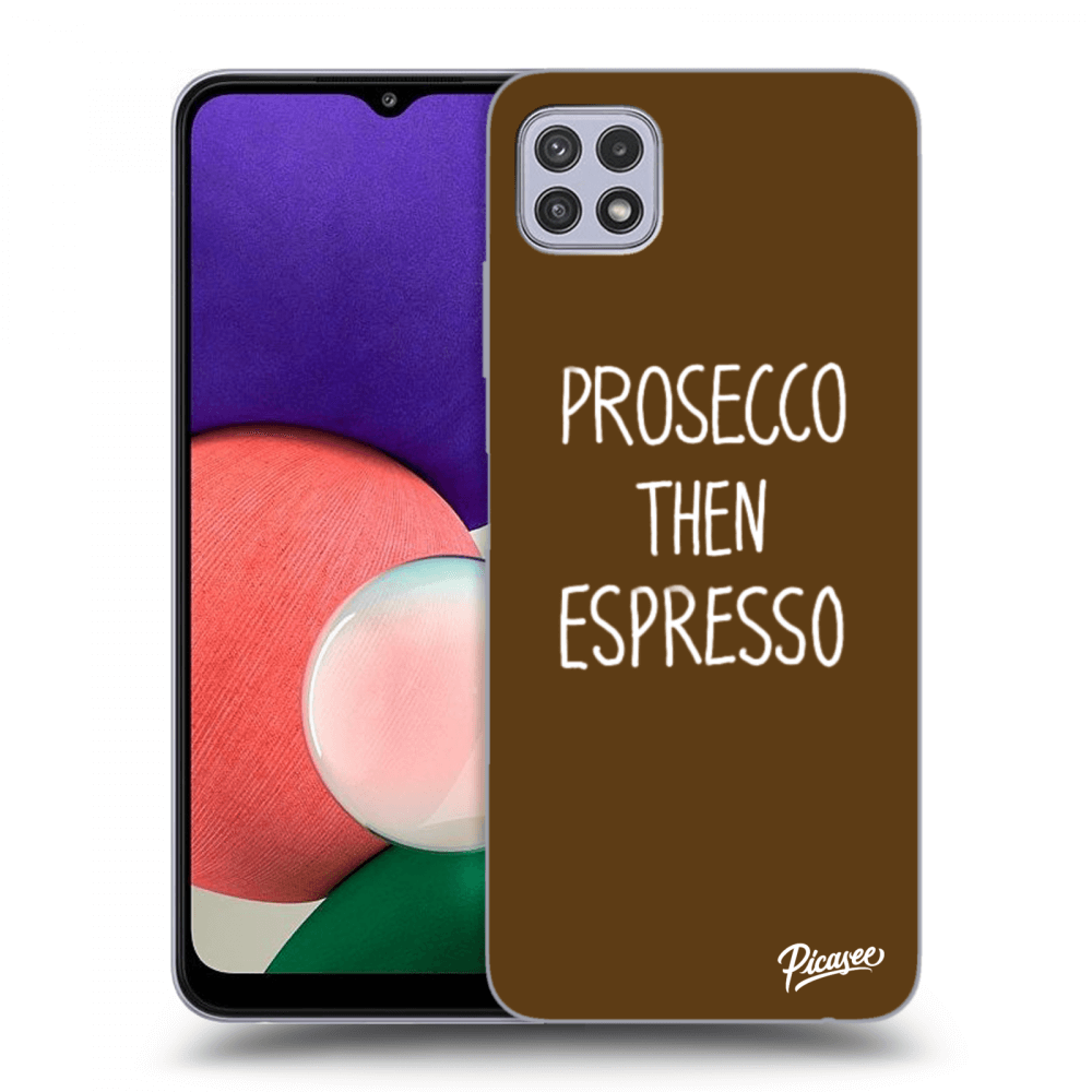 Picasee ULTIMATE CASE pentru Samsung Galaxy A22 A226B 5G - Prosecco then espresso