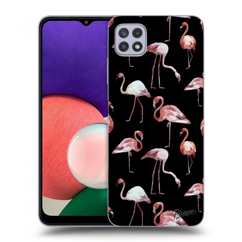 Picasee ULTIMATE CASE pentru Samsung Galaxy A22 A226B 5G - Flamingos