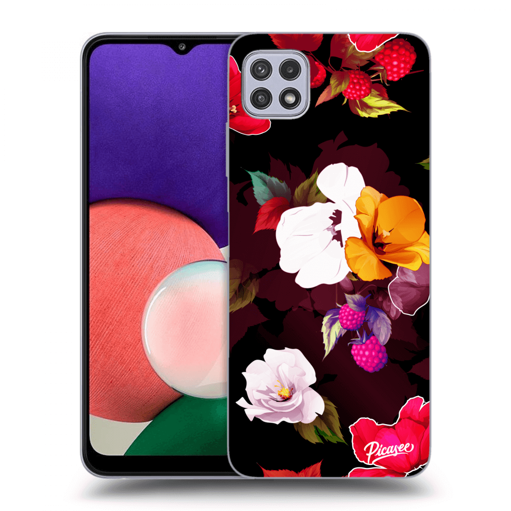 Picasee ULTIMATE CASE pentru Samsung Galaxy A22 A226B 5G - Flowers and Berries