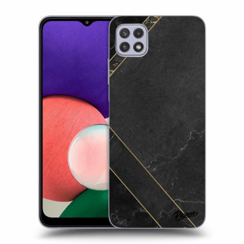 Husă pentru Samsung Galaxy A22 5G A226B - Black tile