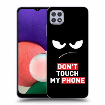 Husă pentru Samsung Galaxy A22 5G A226B - Angry Eyes - Transparent
