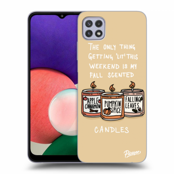 Husă pentru Samsung Galaxy A22 5G A226B - Candles