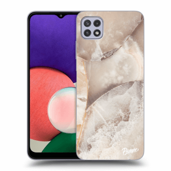 Husă pentru Samsung Galaxy A22 5G A226B - Cream marble