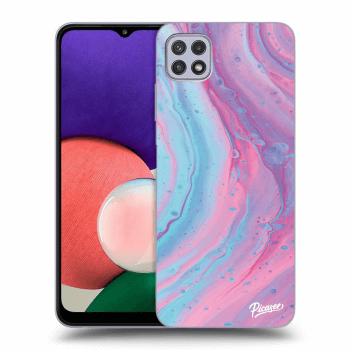 Husă pentru Samsung Galaxy A22 5G A226B - Pink liquid