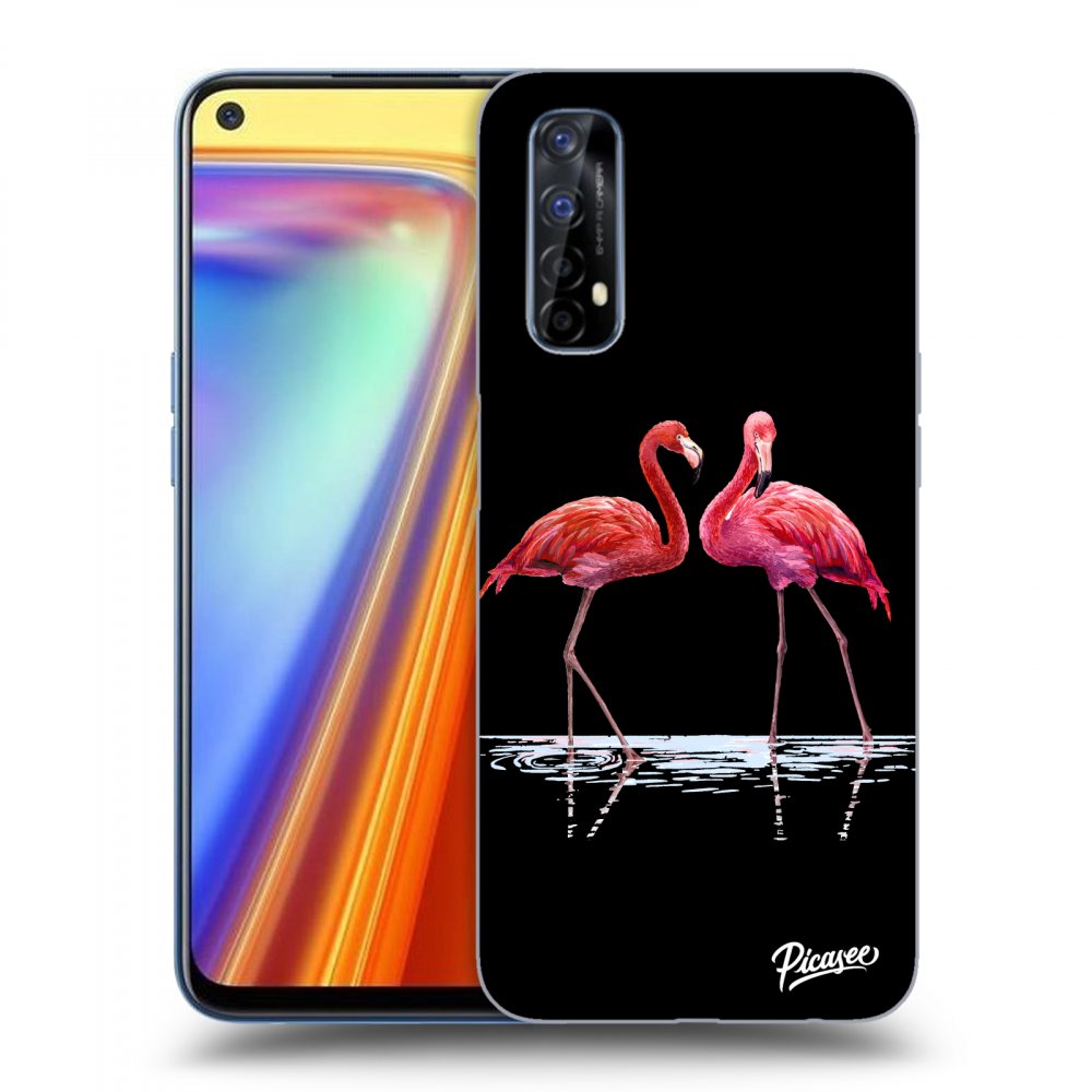Picasee ULTIMATE CASE pentru Realme 7 - Flamingos couple