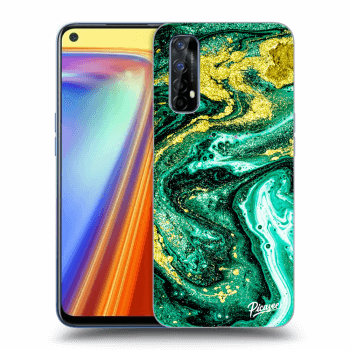 Husă pentru Realme 7 - Green Gold