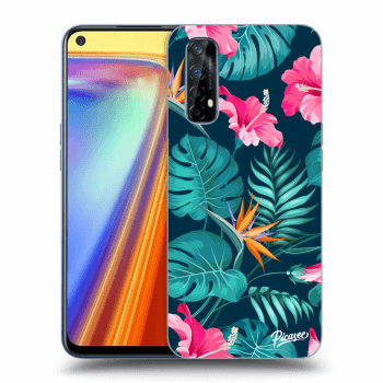 Husă pentru Realme 7 - Pink Monstera