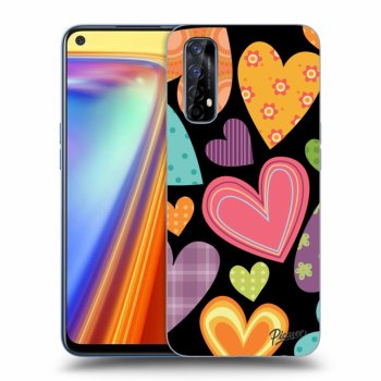 Husă pentru Realme 7 - Colored heart
