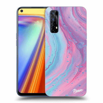 Husă pentru Realme 7 - Pink liquid