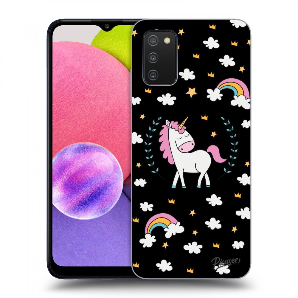 Picasee ULTIMATE CASE pentru Samsung Galaxy A02s A025G - Unicorn star heaven