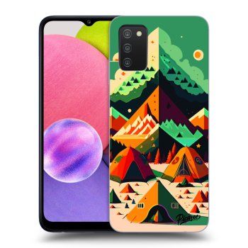 Picasee husă neagră din silicon pentru Samsung Galaxy A02s A025G - Alaska