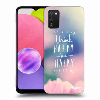 Husă pentru Samsung Galaxy A02s A025G - Think happy be happy