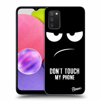 Picasee ULTIMATE CASE pentru Samsung Galaxy A02s A025G - Don't Touch My Phone