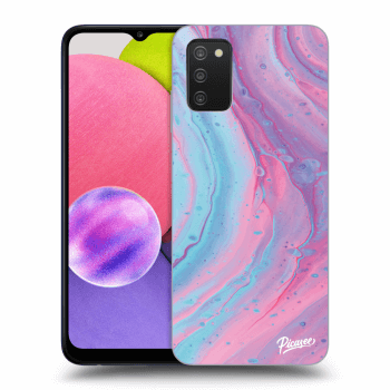 Husă pentru Samsung Galaxy A02s A025G - Pink liquid