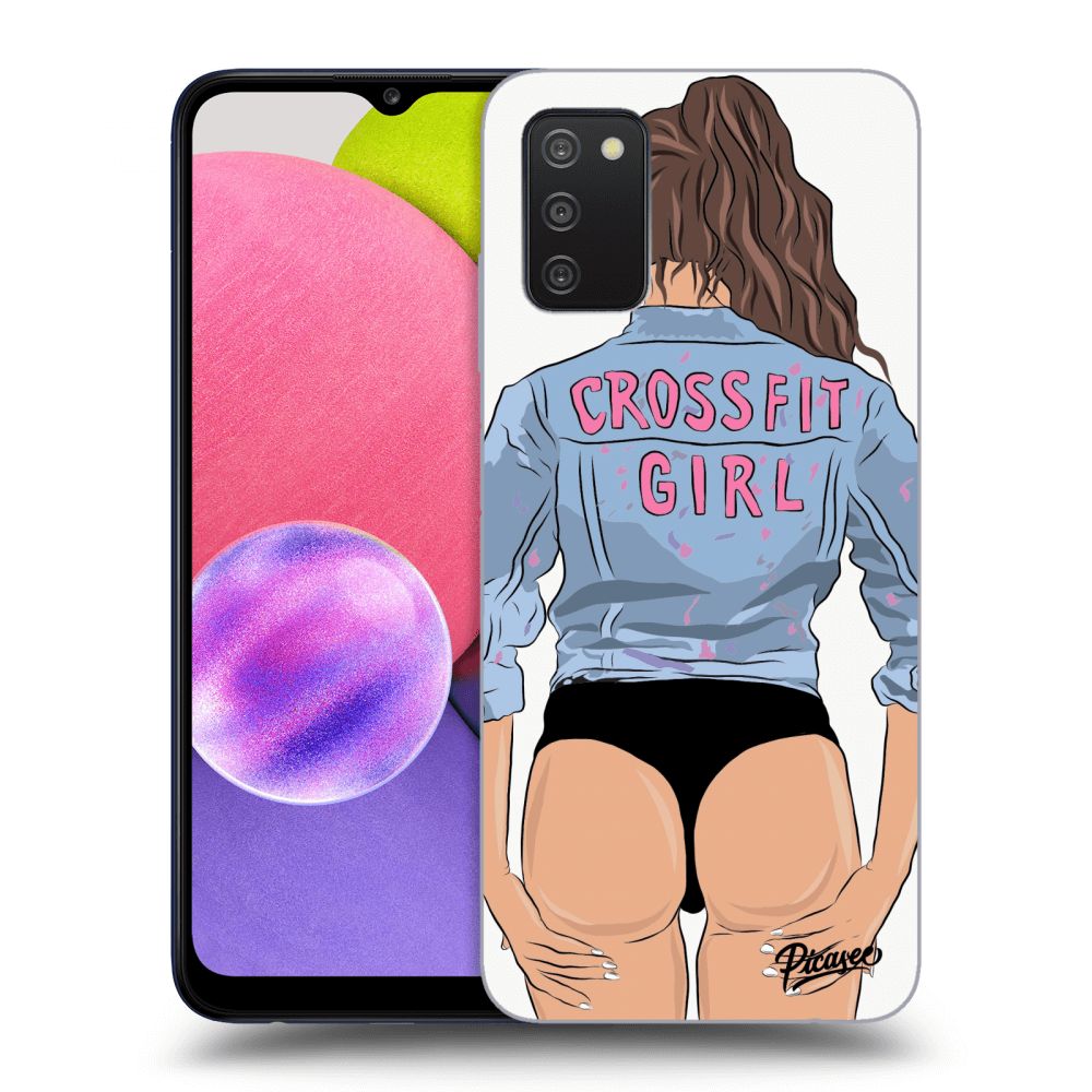 Picasee ULTIMATE CASE pentru Samsung Galaxy A02s A025G - Crossfit girl - nickynellow