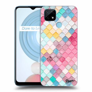 Husă pentru Realme C21 - Colorful roof