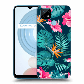 Husă pentru Realme C21 - Pink Monstera