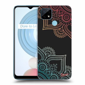 Husă pentru Realme C21 - Flowers pattern