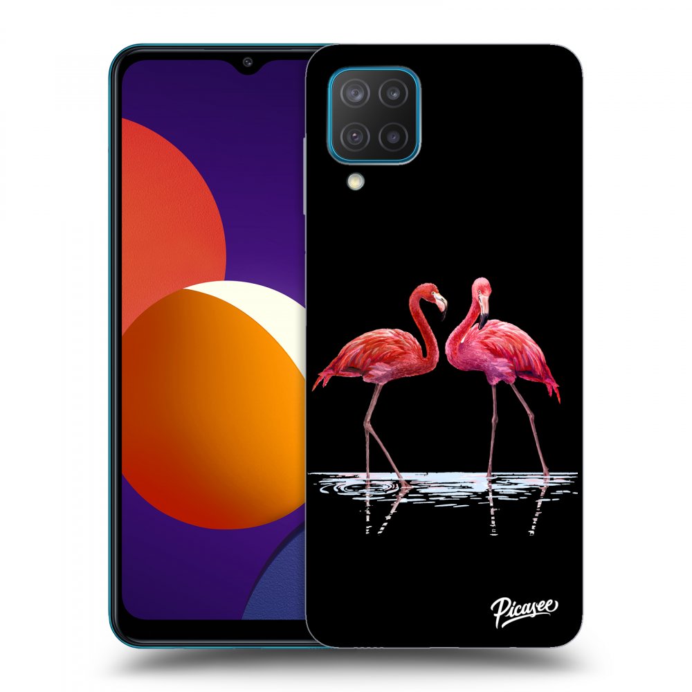 Picasee ULTIMATE CASE pentru Samsung Galaxy M12 M127F - Flamingos couple