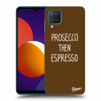 Picasee husă transparentă din silicon pentru Samsung Galaxy M12 M127F - Prosecco then espresso