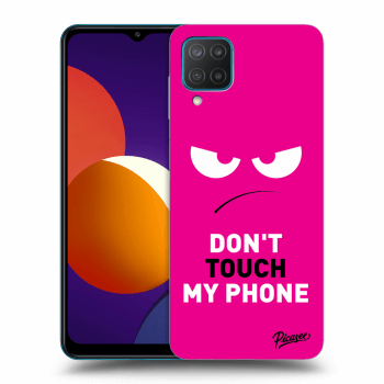 Picasee ULTIMATE CASE pentru Samsung Galaxy M12 M127F - Angry Eyes - Pink