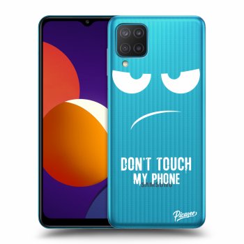 Picasee husă transparentă din silicon pentru Samsung Galaxy M12 M127F - Don't Touch My Phone