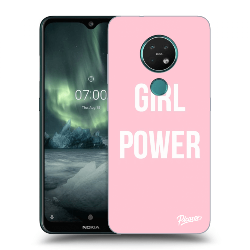 Picasee husă neagră din silicon pentru Nokia 7.2 - Girl power