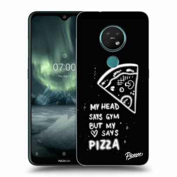 Picasee husă transparentă din silicon pentru Nokia 7.2 - Pizza