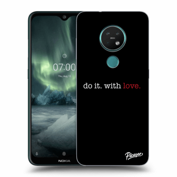 Picasee husă neagră din silicon pentru Nokia 7.2 - Do it. With love.